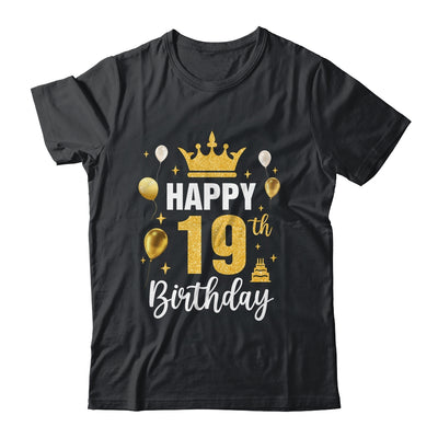 Happy 19th Birthday Idea For 19 Years Old Man And Woman Shirt & Tank Top | siriusteestore