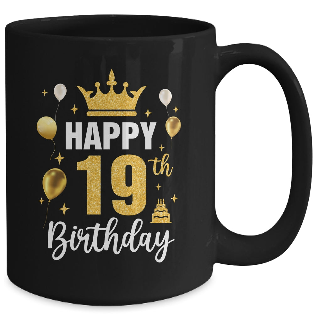 Happy 19th Birthday Idea For 19 Years Old Man And Woman Mug | siriusteestore