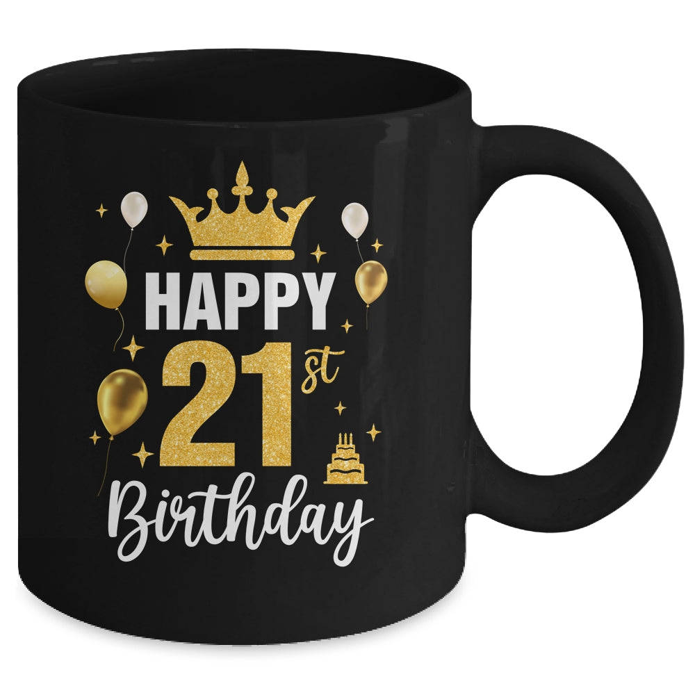 Happy 21st Birthday Idea For 21 Years Old Man And Woman Mug | siriusteestore