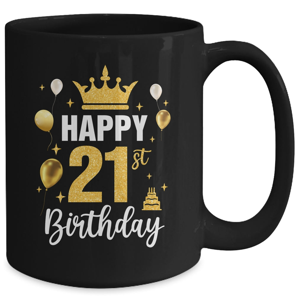Happy 21st Birthday Idea For 21 Years Old Man And Woman Mug | siriusteestore
