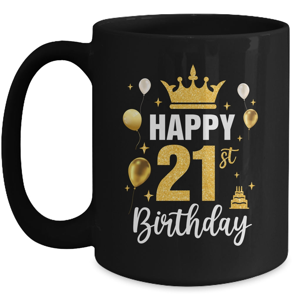Happy 21st Birthday Idea For 21 Years Old Man And Woman Mug | siriusteestore