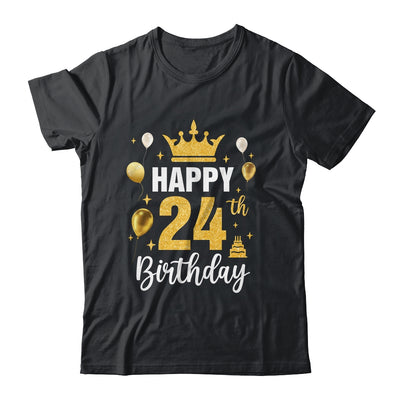 Happy 24th Birthday Idea For 24 Years Old Man And Woman Shirt & Tank Top | siriusteestore