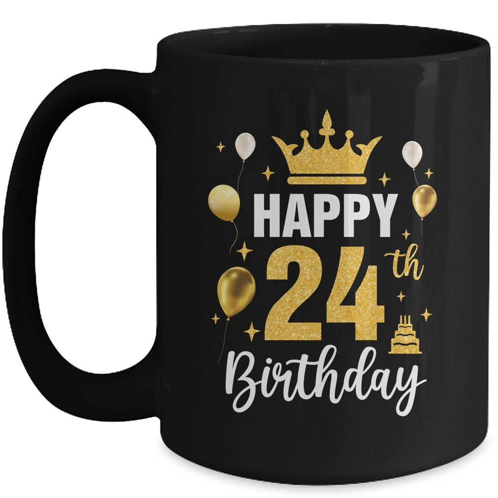 Happy 24th Birthday Idea For 24 Years Old Man And Woman Mug | siriusteestore