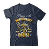 Happy 25th Anniversary Cruise Wedding Matching Husband Wife Shirt & Tank Top | siriusteestore
