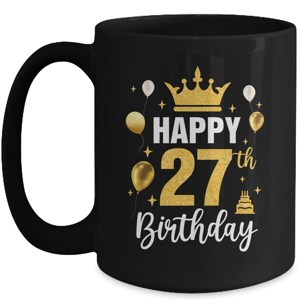 Happy 27th Birthday Idea For 27 Years Old Man And Woman Mug | siriusteestore