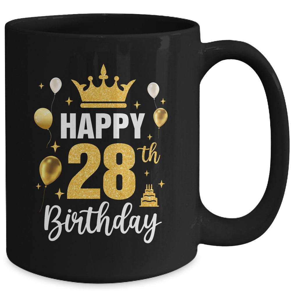 Happy 28th Birthday Idea For 28 Years Old Man And Woman Mug | siriusteestore