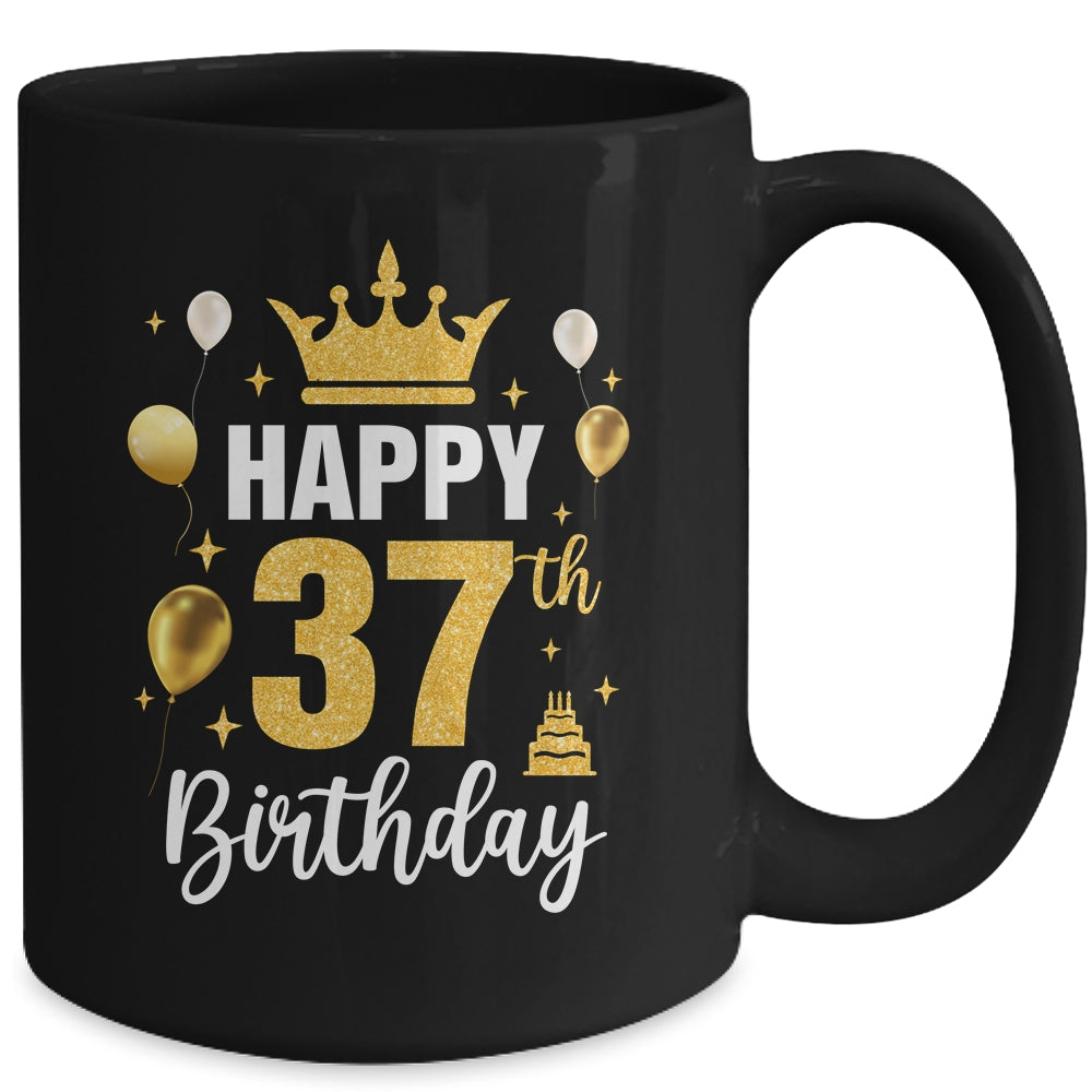 Happy 37th Birthday Idea For 37 Years Old Man And Woman Mug | siriusteestore