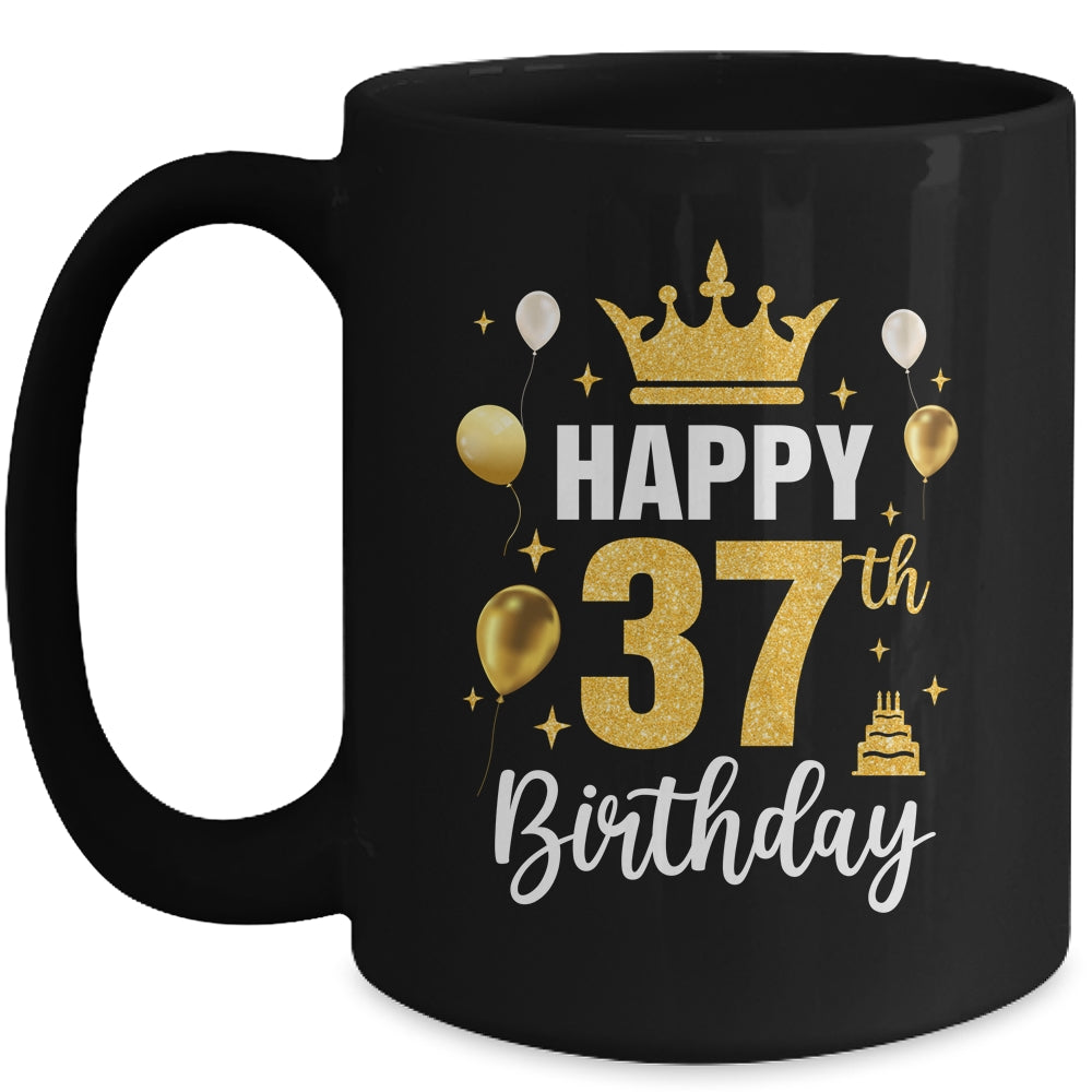 Happy 37th Birthday Idea For 37 Years Old Man And Woman Mug | siriusteestore