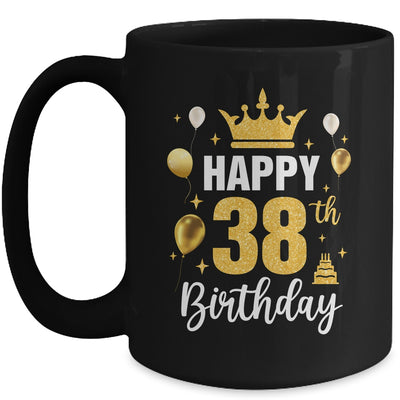Happy 38th Birthday Idea For 38 Years Old Man And Woman Mug | siriusteestore