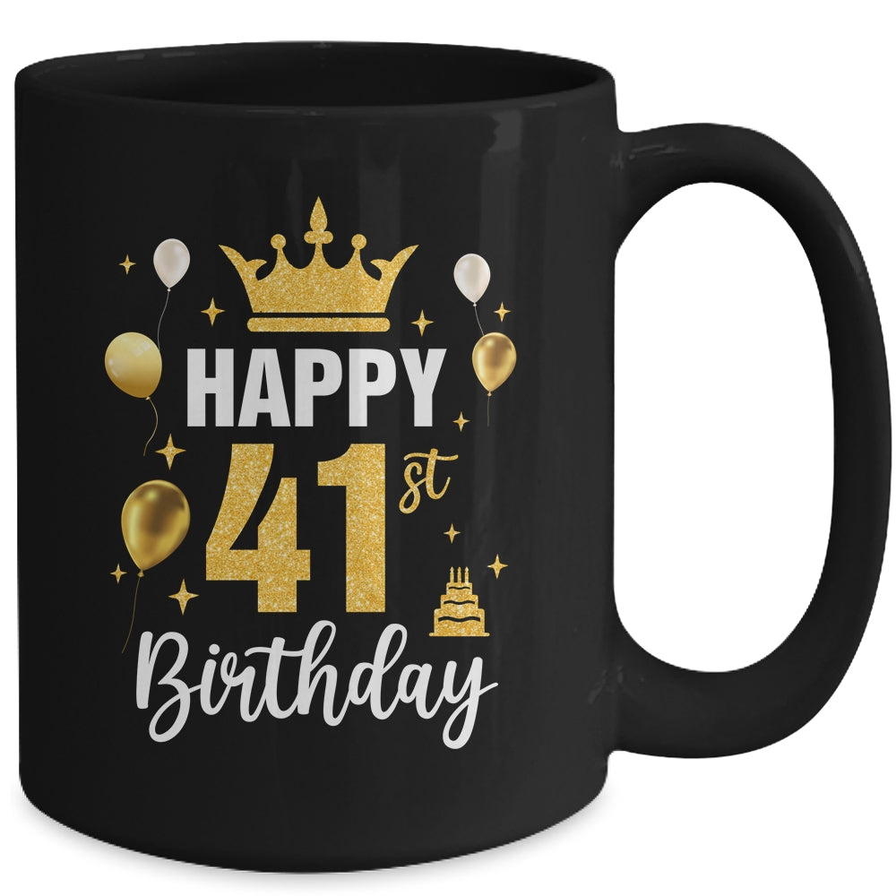 Happy 41st Birthday Idea For 41 Years Old Man And Woman Mug | siriusteestore