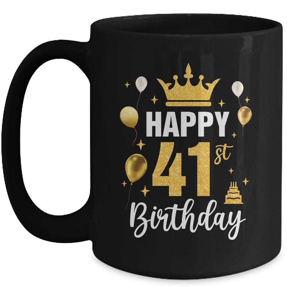 Happy 41st Birthday Idea For 41 Years Old Man And Woman Mug | siriusteestore