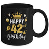 Happy 42nd Birthday Idea For 42 Years Old Man And Woman Mug | siriusteestore
