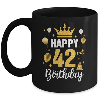 Happy 42nd Birthday Idea For 42 Years Old Man And Woman Mug | siriusteestore