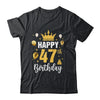 Happy 47th Birthday Idea For 47 Years Old Man And Woman Shirt & Tank Top | siriusteestore