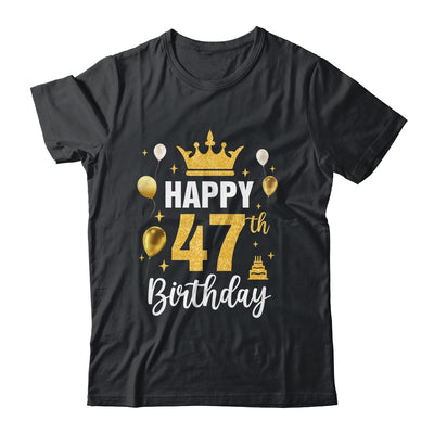 Happy 47th Birthday Idea For 47 Years Old Man And Woman Shirt & Tank Top | siriusteestore