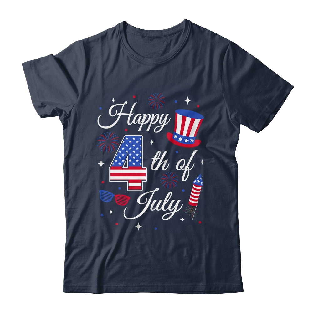 Happy 4th Of July Patriotic American Flag USA Men Women Kids Shirt & Tank Top | siriusteestore