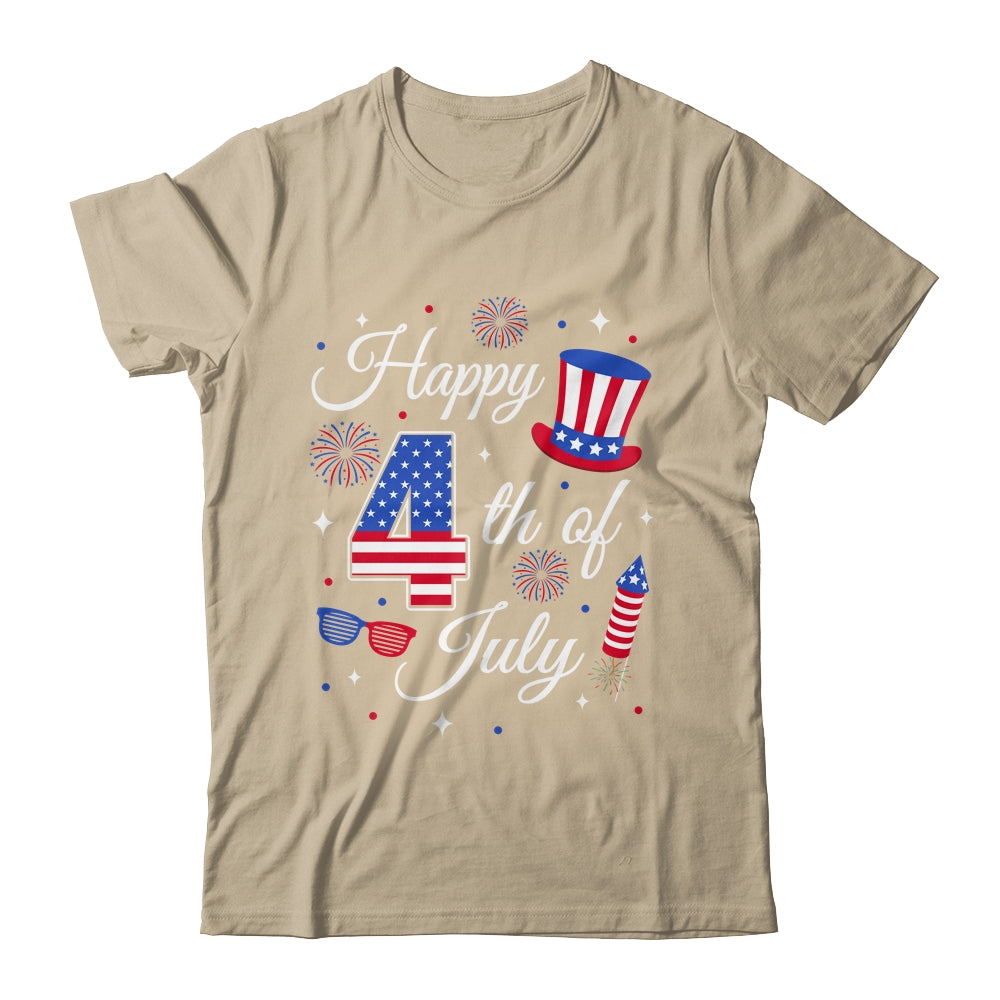 Happy 4th Of July Patriotic American Flag USA Men Women Kids Shirt & Tank Top | siriusteestore