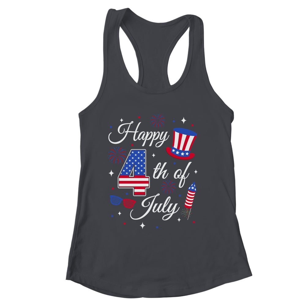 Happy 4th Of July Patriotic American Flag USA Men Women Kids Shirt & Tank Top | siriusteestore