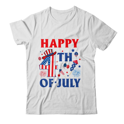 Happy 4th Of July Patriotic American US Flag Men Women Kids Shirt & Tank Top | siriusteestore