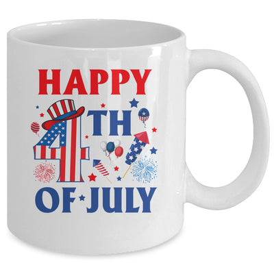 Happy 4th Of July Patriotic American US Flag Men Women Kids Mug | siriusteestore