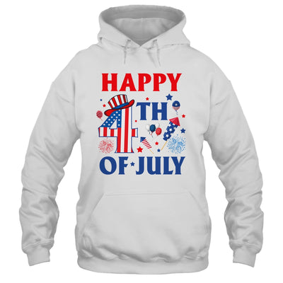 Happy 4th Of July Patriotic American US Flag Men Women Kids Shirt & Tank Top | siriusteestore
