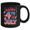 Happy 4th Of July US Flag American 4th Of July Independence Mug | siriusteestore