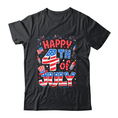 Happy 4th Of July US Flag American 4th Of July Independence Shirt & Tank Top | siriusteestore