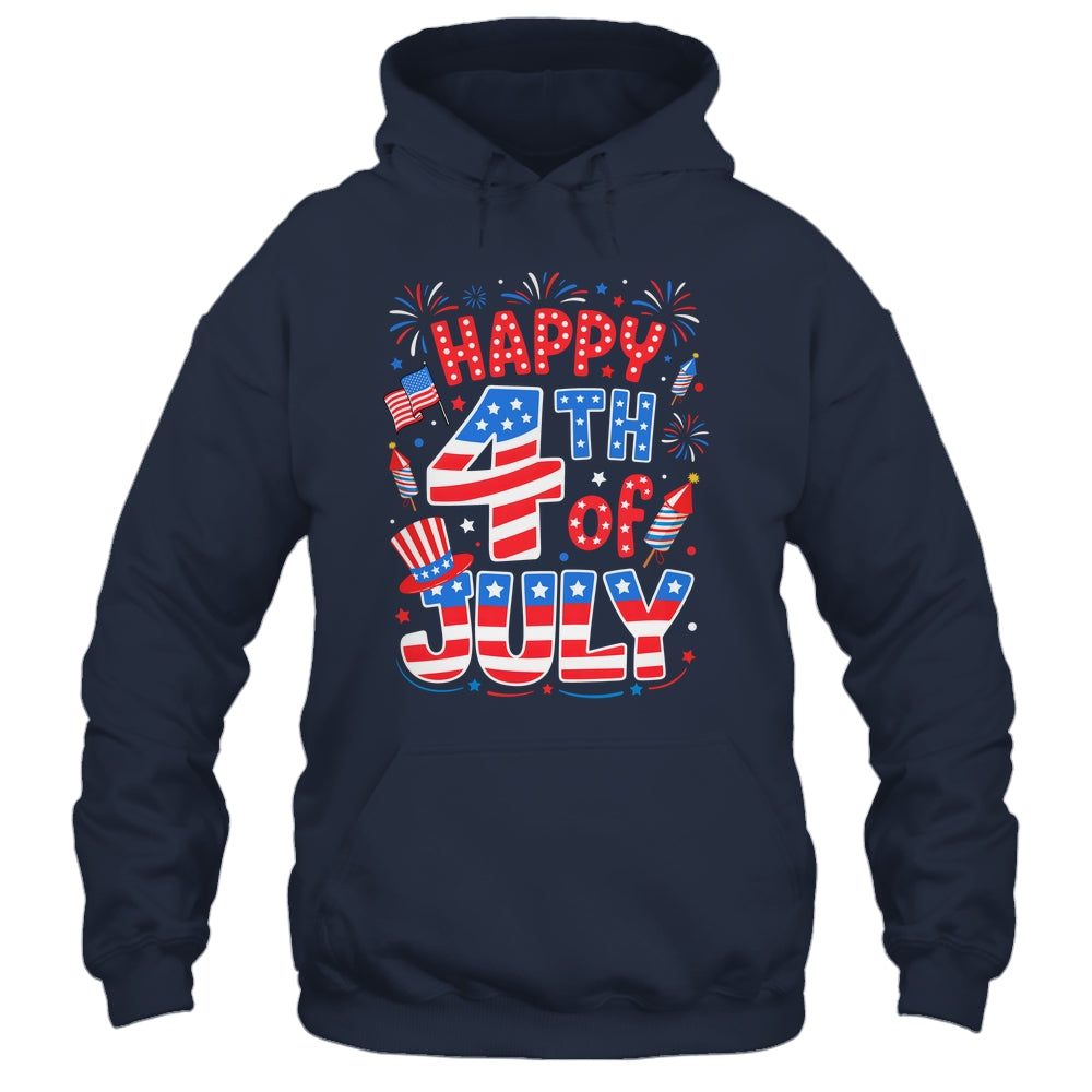 Happy 4th Of July US Flag American 4th Of July Independence Shirt & Tank Top | siriusteestore