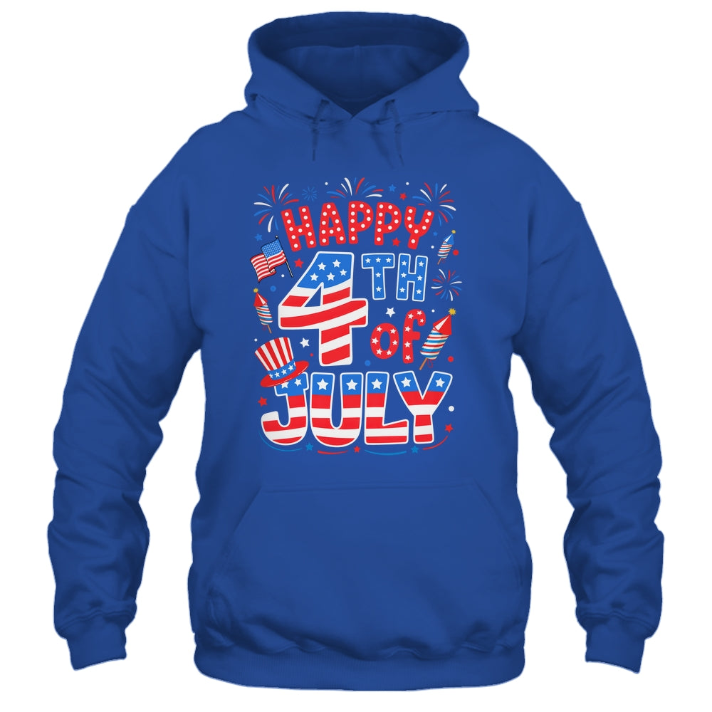 Happy 4th Of July US Flag American 4th Of July Independence Shirt & Tank Top | siriusteestore