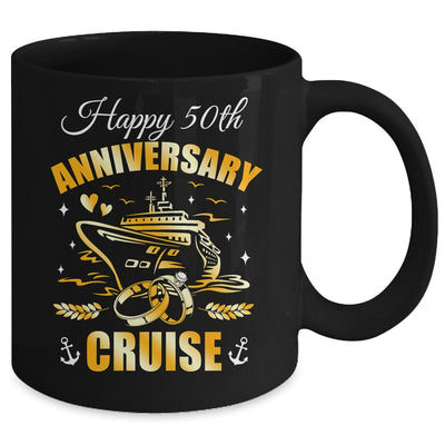 Happy 50th Anniversary Cruise Wedding Matching Husband Wife Mug | siriusteestore