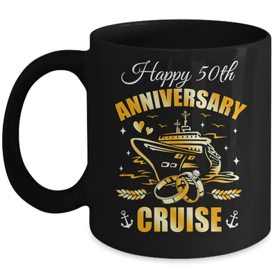 Happy 50th Anniversary Cruise Wedding Matching Husband Wife Mug | siriusteestore