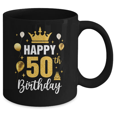 Happy 50th Birthday Idea For 50 Years Old Man And Woman Mug | siriusteestore