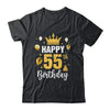 Happy 55th Birthday Idea For 55 Years Old Man And Woman Shirt & Tank Top | siriusteestore