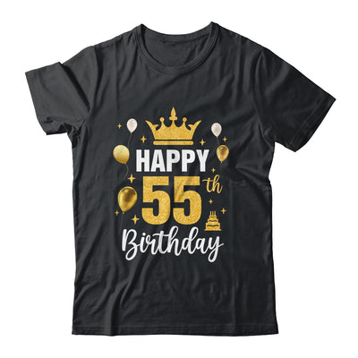 Happy 55th Birthday Idea For 55 Years Old Man And Woman Shirt & Tank Top | siriusteestore
