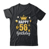 Happy 56th Birthday Idea For 56 Years Old Man And Woman Shirt & Tank Top | siriusteestore