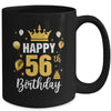 Happy 56th Birthday Idea For 56 Years Old Man And Woman Mug | siriusteestore