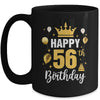 Happy 56th Birthday Idea For 56 Years Old Man And Woman Mug | siriusteestore