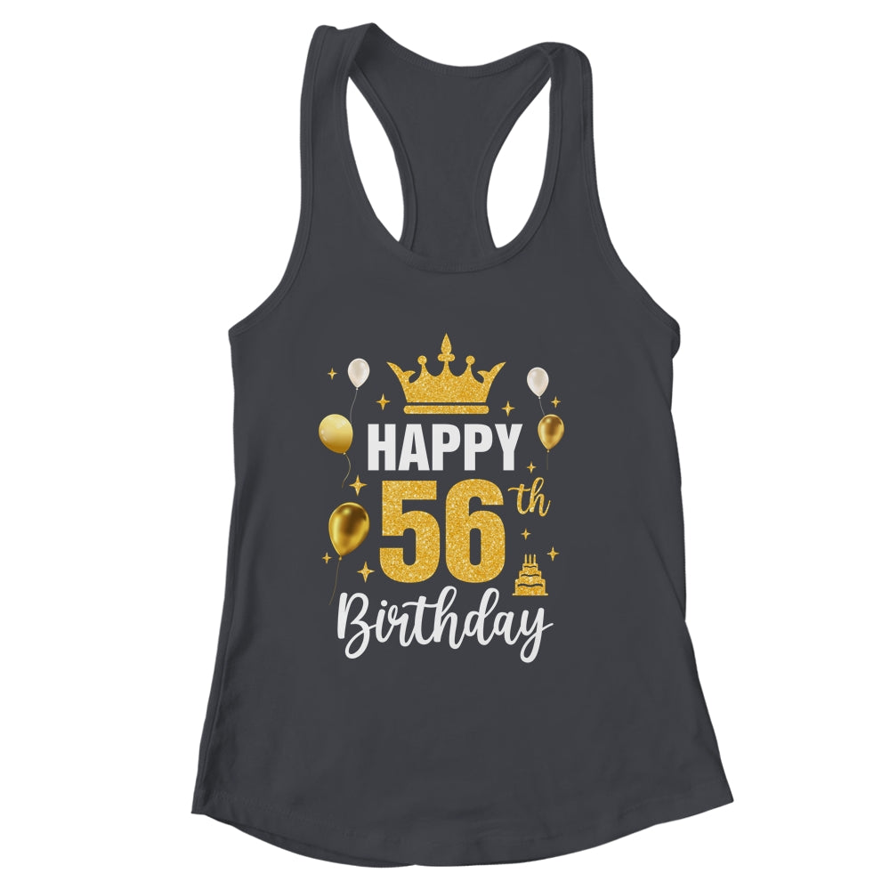 Happy 56th Birthday Idea For 56 Years Old Man And Woman Shirt & Tank Top | siriusteestore