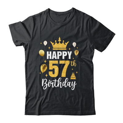 Happy 57th Birthday Idea For 57 Years Old Man And Woman Shirt & Tank Top | siriusteestore