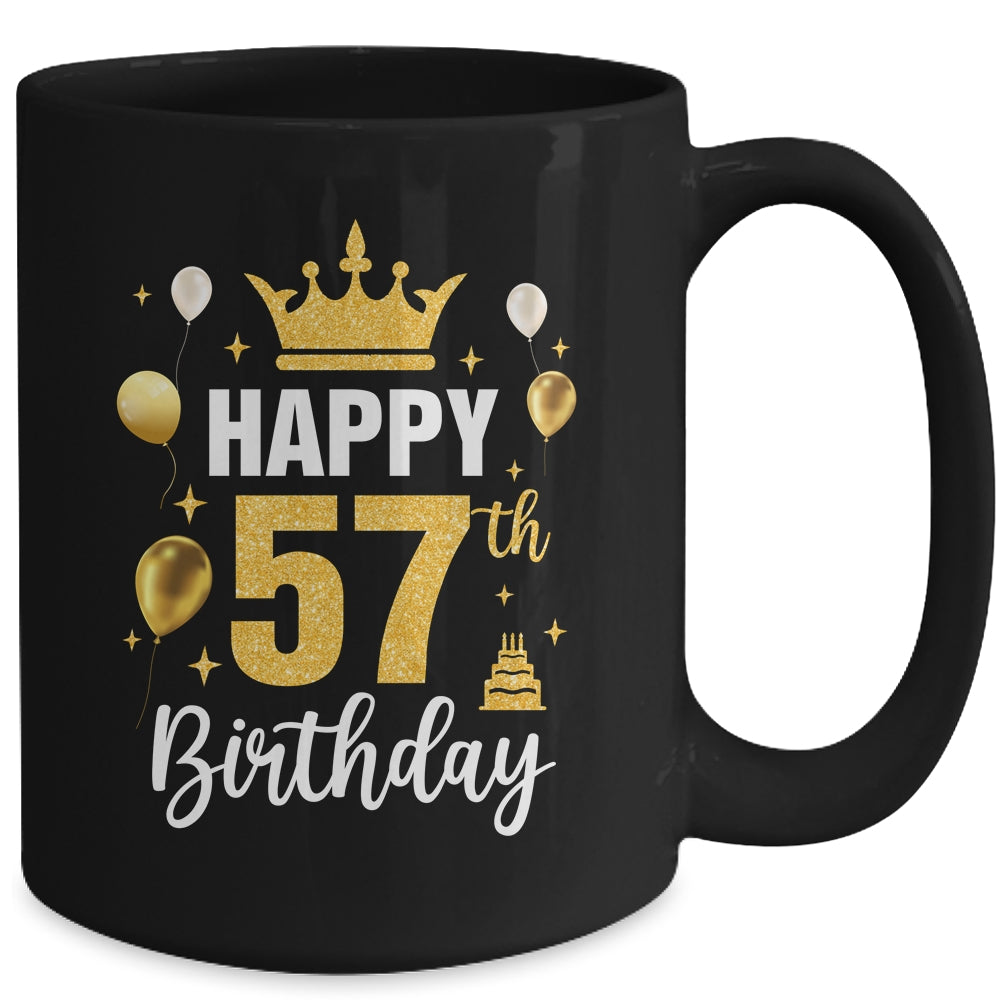 Happy 57th Birthday Idea For 57 Years Old Man And Woman Mug | siriusteestore