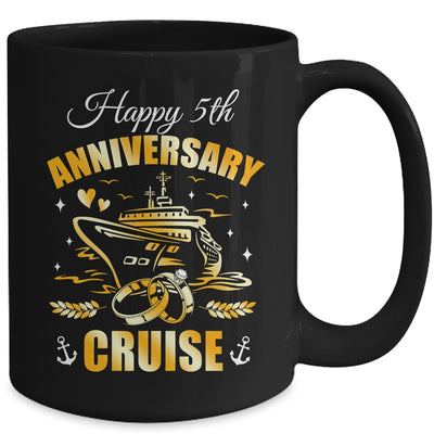 Happy 5th Anniversary Cruise Wedding Matching Husband Wife Mug | siriusteestore