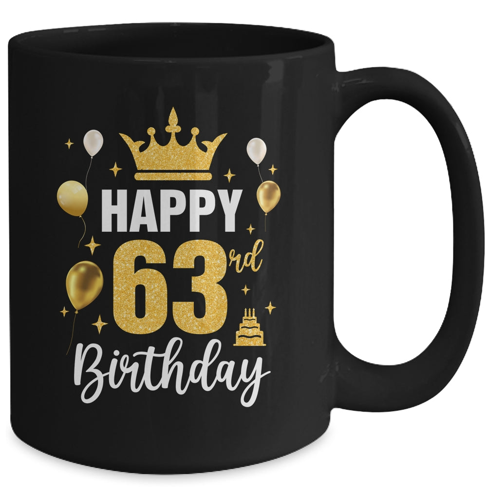 Happy 63rd Birthday Idea For 63 Years Old Man And Woman Mug | siriusteestore
