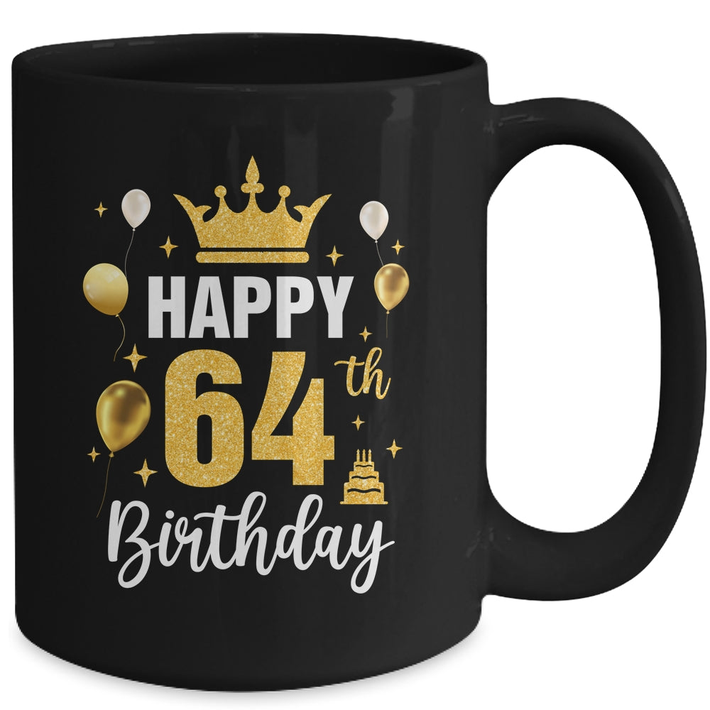 Happy 64th Birthday Idea For 64 Years Old Man And Woman Mug | siriusteestore