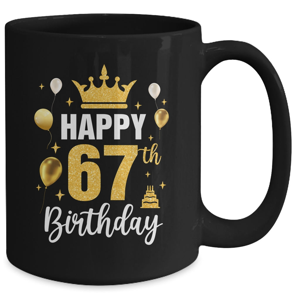 Happy 67th Birthday Idea For 67 Years Old Man And Woman Mug | siriusteestore