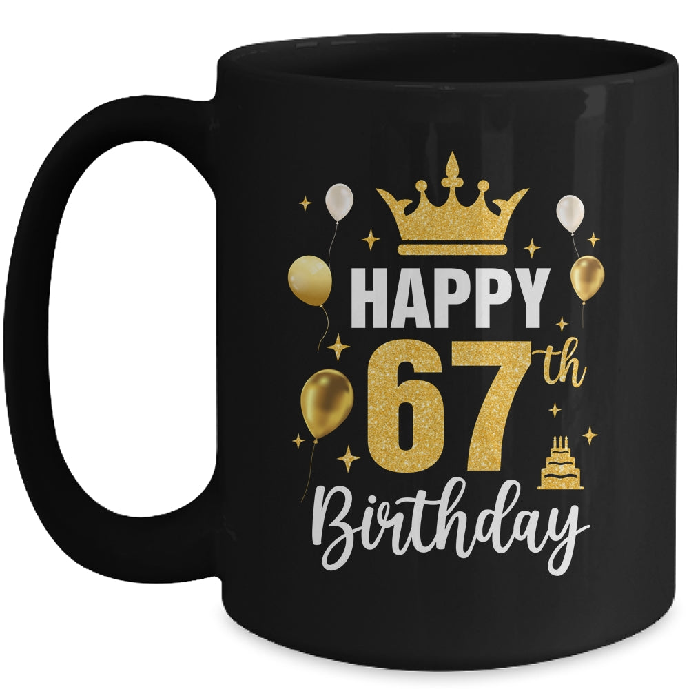 Happy 67th Birthday Idea For 67 Years Old Man And Woman Mug | siriusteestore