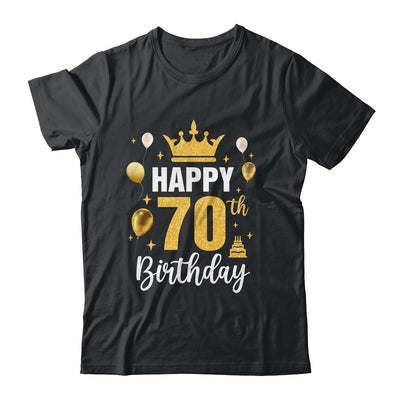 Happy 70th Birthday Idea For 70 Years Old Man And Woman Shirt & Tank Top | siriusteestore
