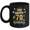 Happy 70th Birthday Idea For 70 Years Old Man And Woman Mug | siriusteestore