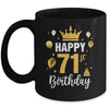 Happy 71st Birthday Idea For 71 Years Old Man And Woman Mug | siriusteestore