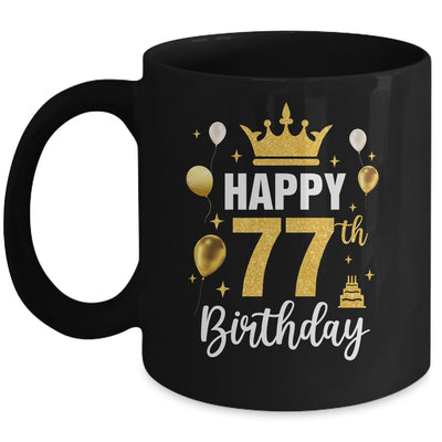 Happy 77th Birthday Idea For 77 Years Old Man And Woman Mug | siriusteestore