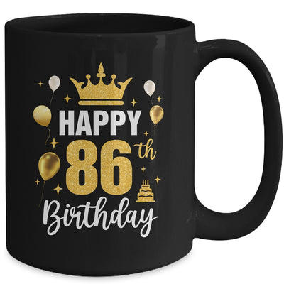 Happy 86th Birthday Idea For 86 Years Old Man And Woman Mug | siriusteestore